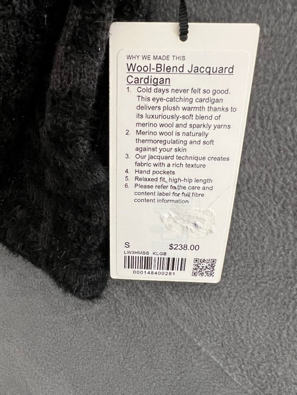 Lululemon Wool Blend Jacquard Cardigan - Picture 9 of 11